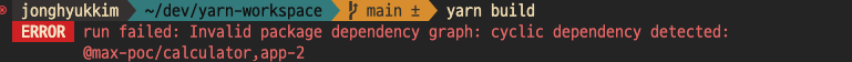 turborepo error